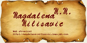 Magdalena Milisavić vizit kartica
